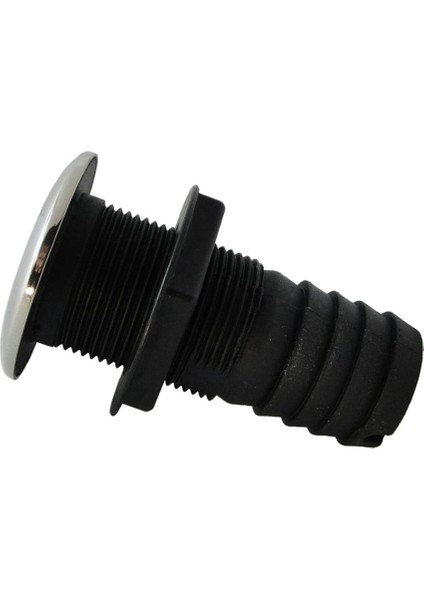 Naylon+Paslanmaz Çelik Tekne Siyah Deniz Naylon Thru Gövde Takma 1-1/2 " (Yurt Dışından)