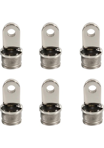 6 Adet Paslanmaz Çelik Bimini Üst Uç Tüp Kapağı 1 "316 Tekne Için Deniz Sınıfı (Yurt Dışından) fiyatları