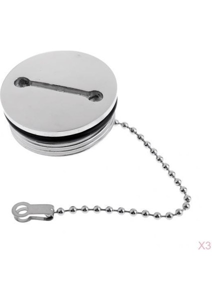 3x Güverte Dolgu Yedek Zinciri Paslanmaz Su Gazı (Yurt Dışından)