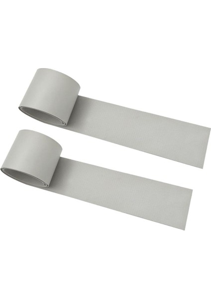2x 51MM Su Geçirmez Şişme Tekne Bot Kaburga Orta Gri Pvc Onarım Yamaları (Yurt Dışından)