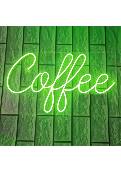 Coffee Kafe Kahve Neon LED TABELA(60X30CM)