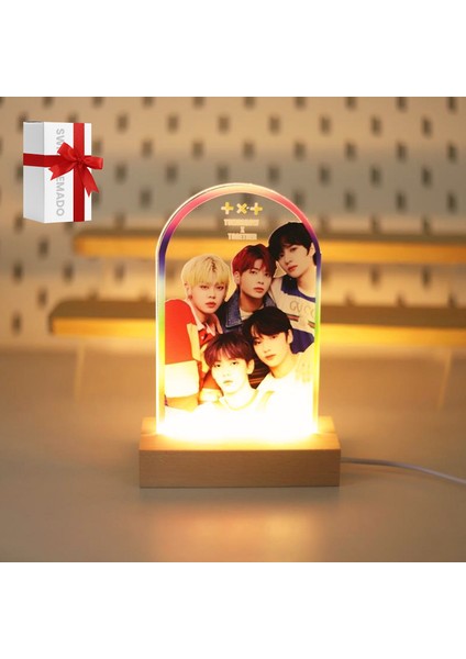 Kpop Txt LED Akrilik Gece Lambası (Yurt Dışından)