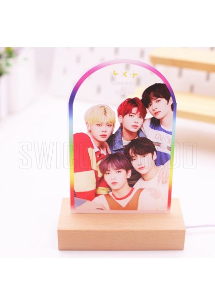 Kpop Txt LED Akrilik Gece Lambası (Yurt Dışından)