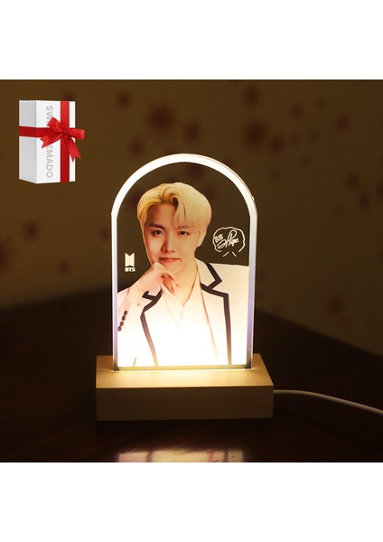 Kpop Bts Bangtan Boys Jhope LED Akrilik Gece Lambası (Yurt Dışından)