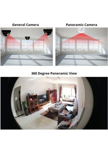 Panoramik 360° Ampul Şeklinde Güvenlik Kamerası 1080P Wifi