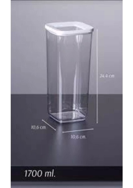 12'li Sızdırmaz Tasarımlı Erzak Kavanozları 1700 ml Çok Amaçlı Kullanım fırsatları