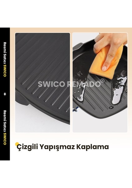 Ahşap Katlanır Saplı Kamp Karbon Çelik Izgara Tava (Yurt Dışından)