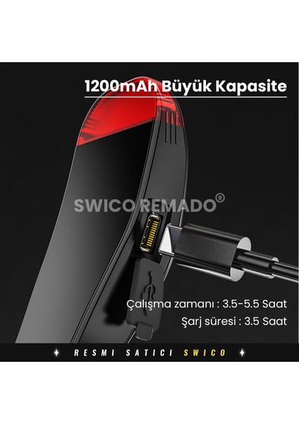 Swico Remado USB Şarjlı Cob LED Kafa Feneri (Yurt Dışından)