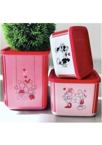 Kırmızı Mickey Kubik Set