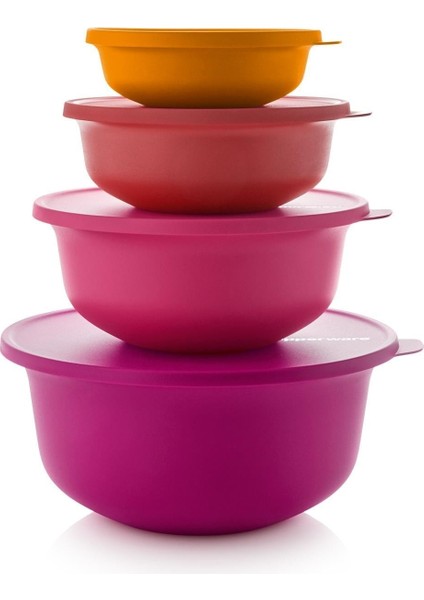 Aloha Kap 4'lü Set 450 Ml- 1 Lt- 2lt- 4 Lt