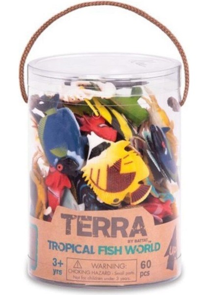 Terra Küçük Oyun Seti Tropikal Balıklar 60 Parça Eğlenceli Deniz Temalı Oyun fiyatları