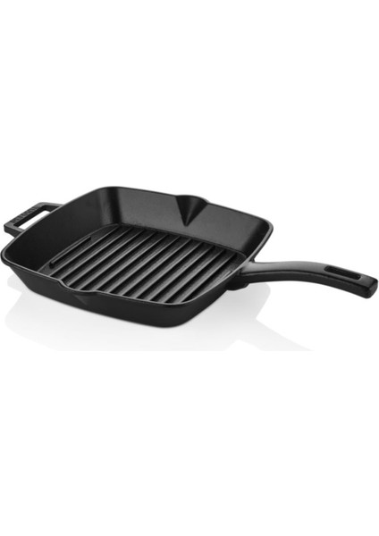Döküm Demir 28X28 cm Kare Izgara / Grill Tava