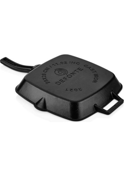 Döküm Demir 28X28 cm Kare Izgara / Grill Tava fiyatları