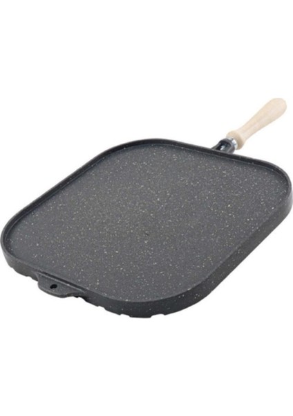 Eda Granit Döküm Granit Çift Taraflı Kare Tava 34 cm fiyatları