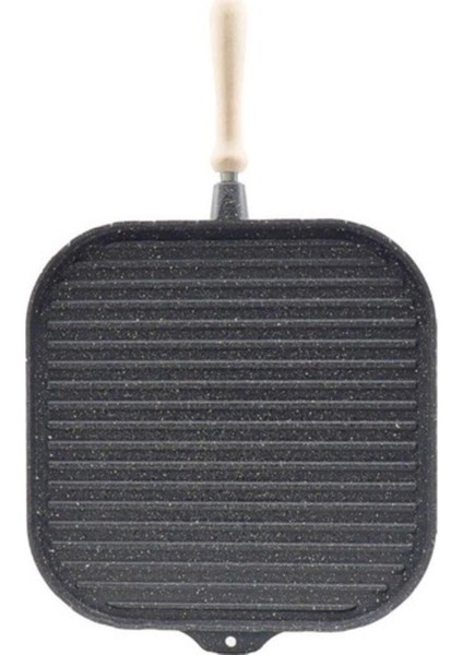 Eda Granit Döküm Granit Çift Taraflı Kare Tava 34 cm fırsatları