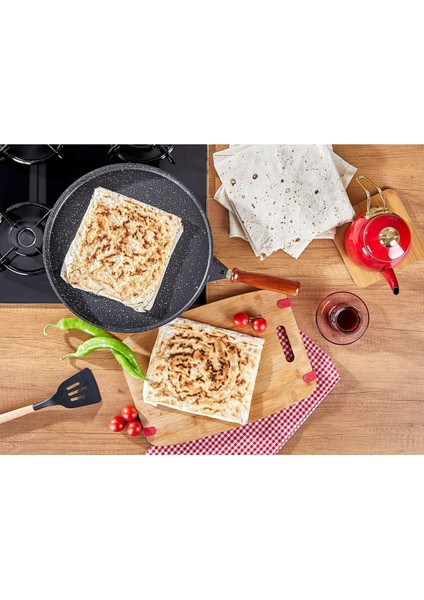 Döküm Granit Gözleme Tavası 36 cm Siyah indirimleri