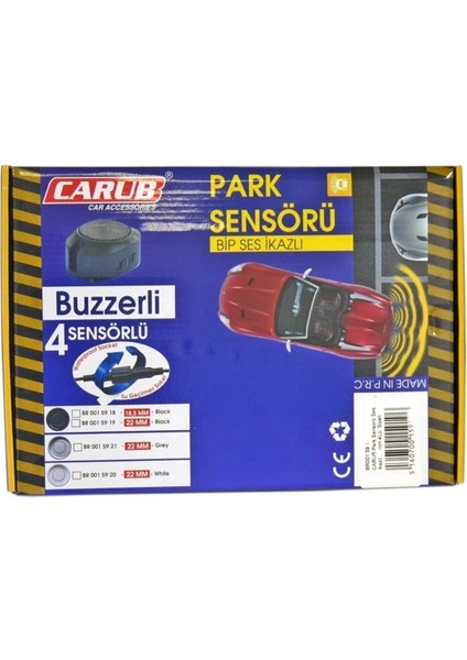 Park Sensörü Ses Ikazlı Siyah 18,5mm BR0015918