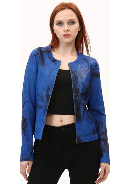 Saks Kadın Deri Ceket (Çift Taraflı) modelleri