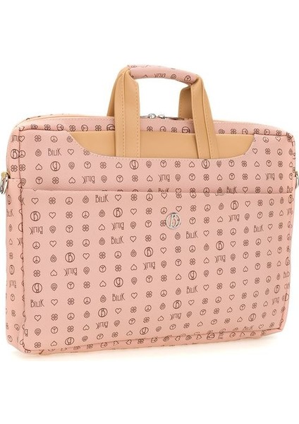 Monogram Pembe/camel Unisex Laptop & Evrak Çantası Brıefcase-Mn fiyatları