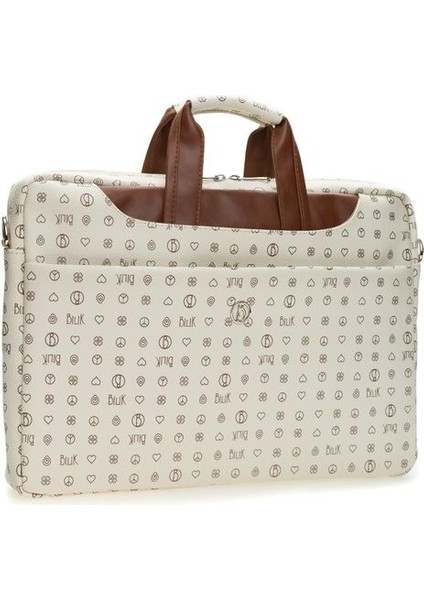 Monogram Bej/taba Unisex Laptop & Evrak Çantası Brıefcase-Mn fiyatları