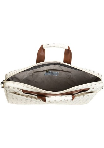 Monogram Bej/taba Unisex Laptop & Evrak Çantası Brıefcase-Mn indirimleri