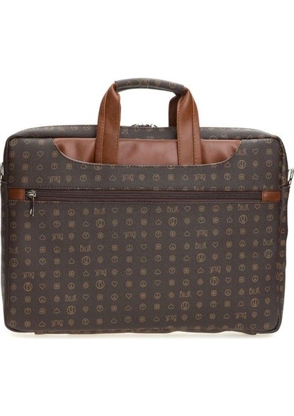 Monogram Kahve/taba Unisex Laptop & Evrak Çantası Brıefcase-Mn modelleri
