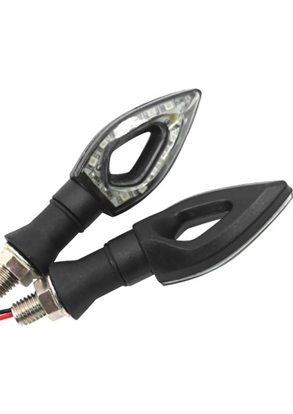1 Çift Sarı Işık Motosiklet LED Dönüş Sinyali Göstergesi Işıklar 12 LED 12V (Yurt Dışından) fiyatları