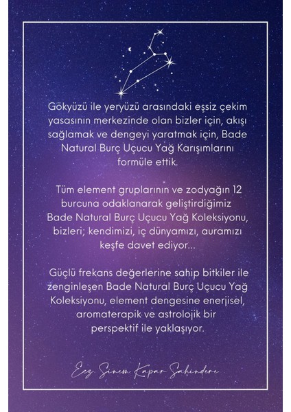 Aslan Burcu Aromaterapi Karışımı 10 ml