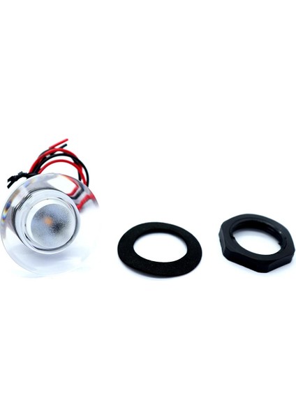 12 V LED Yuvarlak Göz Küresi Nezaket Işık Yat Deniz Tekne Merdiven Güvertesi Lambası Mavi (Yurt Dışından) fırsatları