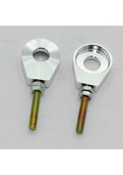 2x Gümüş 12MM Zincir Tutar Gerici Bfor Pit Kir CRF50 Thumpstar (Yurt Dışından)