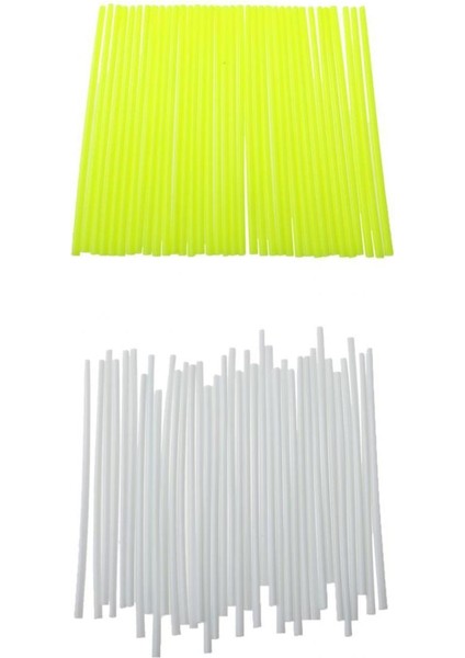 72 Adet Universal Motosiklet Tekerlek Jant Konuşma Sarar Sarı + Beyaz Kit (Yurt Dışından) fiyatları