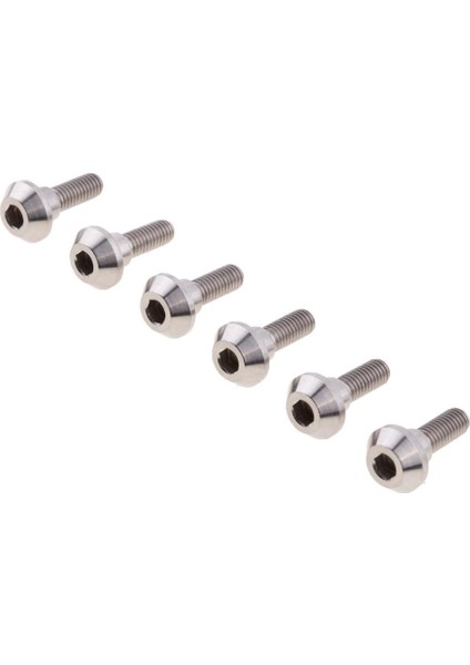 6 Parça M6 x 20MM Yamaha R1 R6 Için Titanyum Disk Fren Rotor Cıvataları (Yurt Dışından)