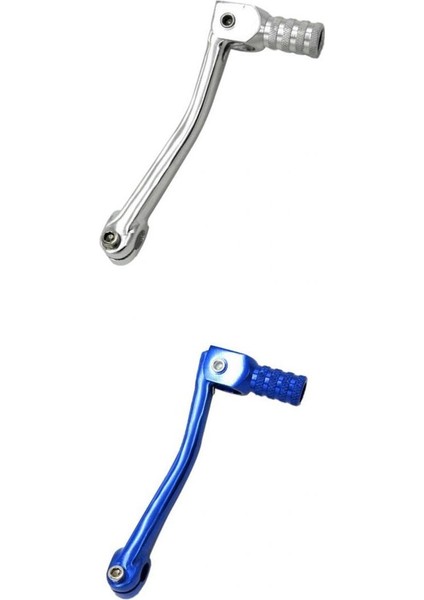 2xgear Vardiya Değiştirici Kolu 70CC 110CC 160CC Kir Gümüş+Mavi (Yurt Dışından)