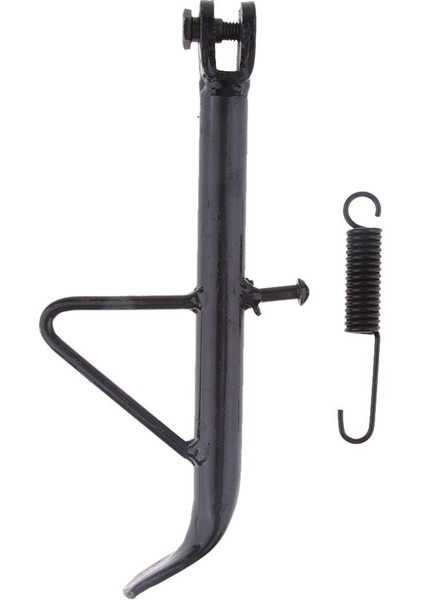 Siyah Demir Kickstand Ayak Yan Standı Motosiklet Scooter Bisikletleri Için Standı 19CM (Yurt Dışından)
