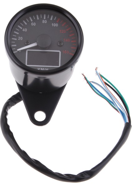 12V Motorcycle Dijital LCD Hızölçer Kilometre Sayacı Yakıt Ölçer (Yurt Dışından) fiyatları