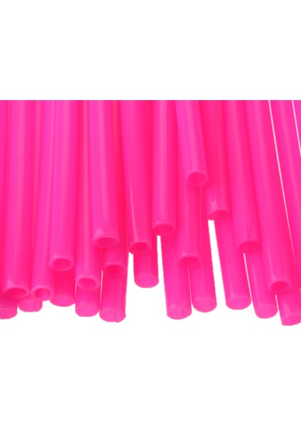 72 Adet Tekerlek Tekerleğini Sararlar Kaplar Kapak Borusu Çukur Pembe Kırmızı Kit (Yurt Dışından)