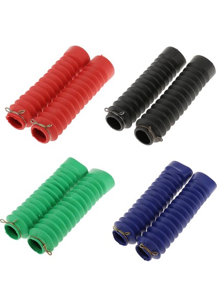 1 Çift Motosiklet Yumuşak Kauçuk Ön Çatal Kapak Çoraplar Gators Botlar - Mavi (Yurt Dışından) fırsatları