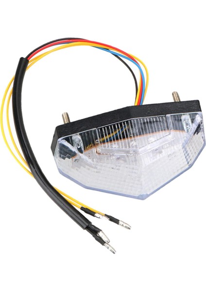 Motosiklet Kuyruk Işık Çamurluk Scooter LED Fren Dönüş Sinyal Kuyruk Işığı 12V (Yurt Dışından)