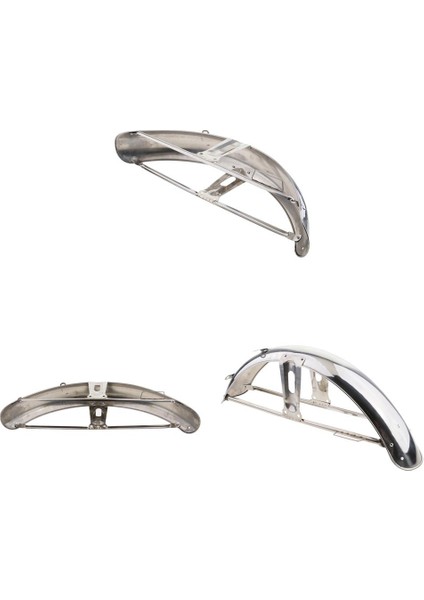 Honda CG125 Gümüş Için 3 Adet Motosiklet Ön Çamurlu Çamur Koruma Kapağı (Yurt Dışından)