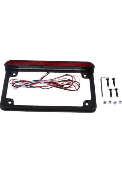 12 Kırmızı LED Plaka Çerçevesi Yamaha Için Dijital Fren Işığı 12V (Yurt Dışından)
