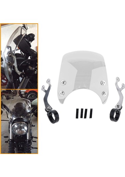 1x Motosiklet 39MM Harley Sportster Için Kompakt Rüzgar Xl 883 1200 2004-2019 (Yurt Dışından) modelleri