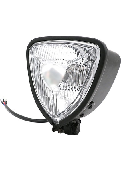 Harley Motosiklet Için 12V 35W Beyaz LED Far Üçgen Işık Göstergesi (Yurt Dışından)