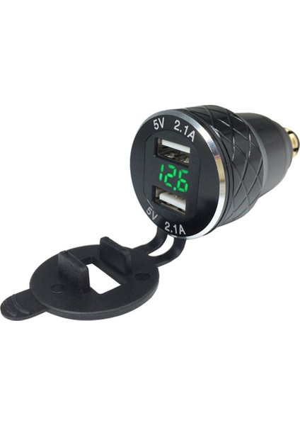 2 Adet Motorcross Din Socket Hella'dan Bmw F800 F650 4.2A LED Için Çift USB Şarjı (Yurt Dışından) modelleri
