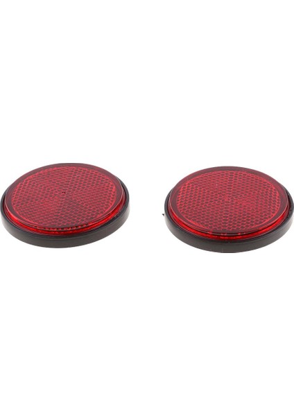 6 Çift LED Motosiklet Yuvarlak Reflektör Kuyruk Fren Lambası (Yurt Dışından)