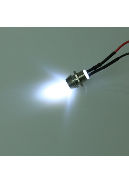 5 Adet 12V 1.8W Marine LED Gösterge Gösterge Gösterge Tablosu Sinyal Işık Lambası Beyaz (Yurt Dışından) modelleri