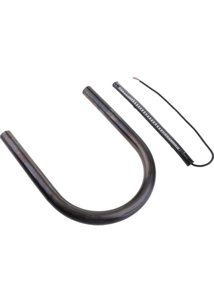 Cafe Racer Frame Hoop Uç Koltuk Döngüsü ve LED Kuyruk Işığı Düz ​​175MM (Yurt Dışından)