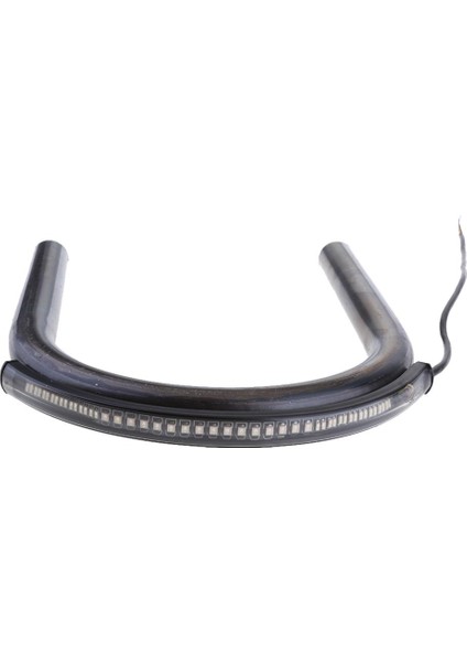 Cafe Racer Frame Hoop Uç Koltuk Döngüsü ve LED Kuyruk Işığı Düz ​​175MM (Yurt Dışından)