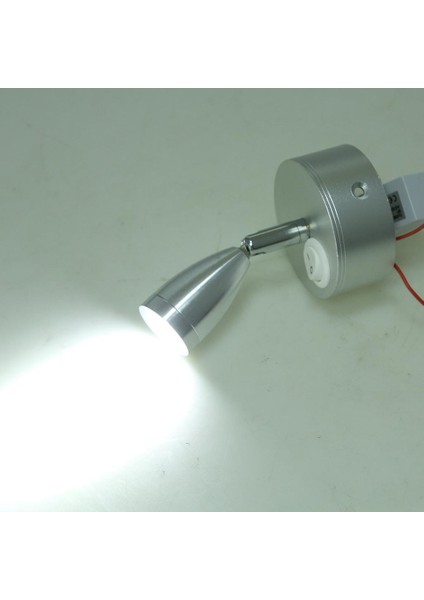 12V-GÖZ Koruma Okuma Işık Ayarlanabilir Eklem LED Okuma Işıkları Gümüş (Yurt Dışından)