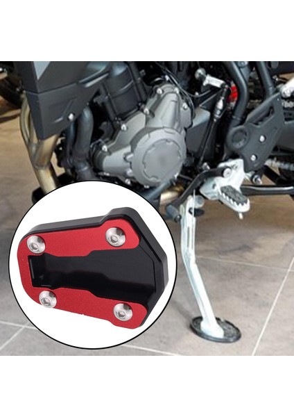 CRF300L Kırmızı Için Kickstand Side Stand Uzantı Pedi (Yurt Dışından)