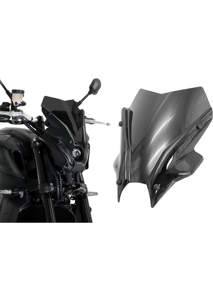 Yamaha mt 09 Fz 09 Duman Siyahı Için Motosiklet Ön Cam Motosiklet Vizörü (Yurt Dışından)